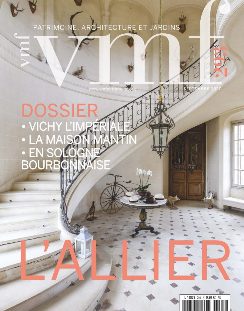 Le dernier magazine des VMF (Vieilles Maisons Françaises) est sur l'Allier